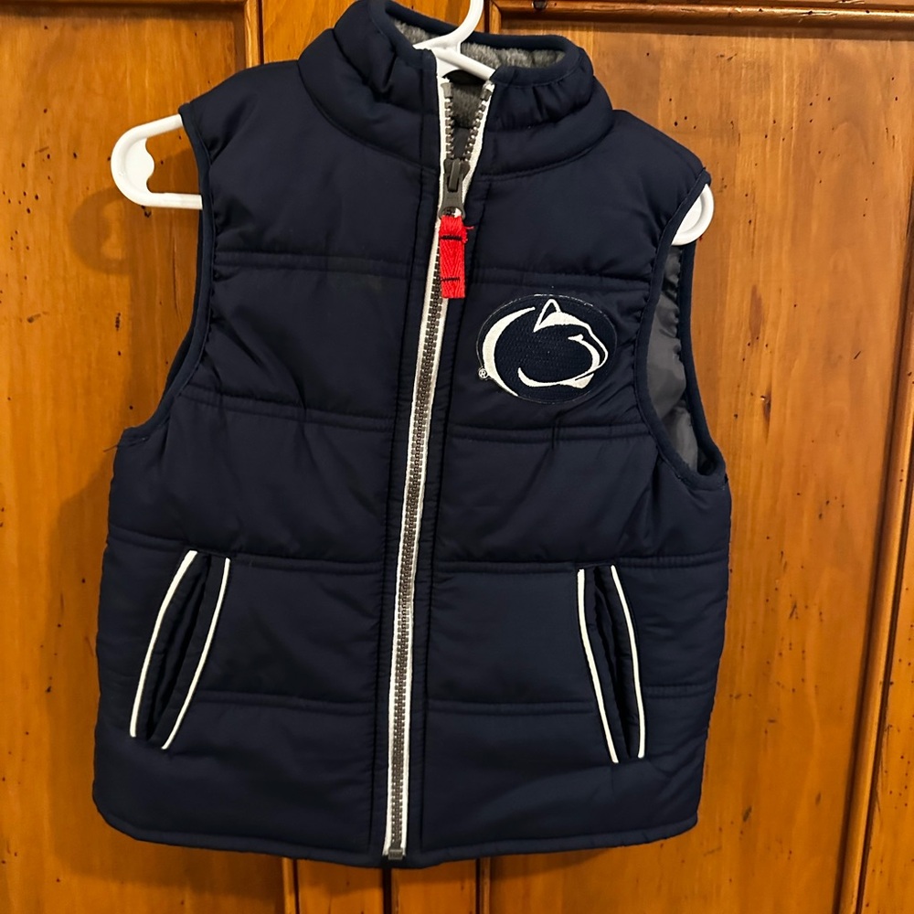PSU Kids Puffer Vest Penn state nittany lions